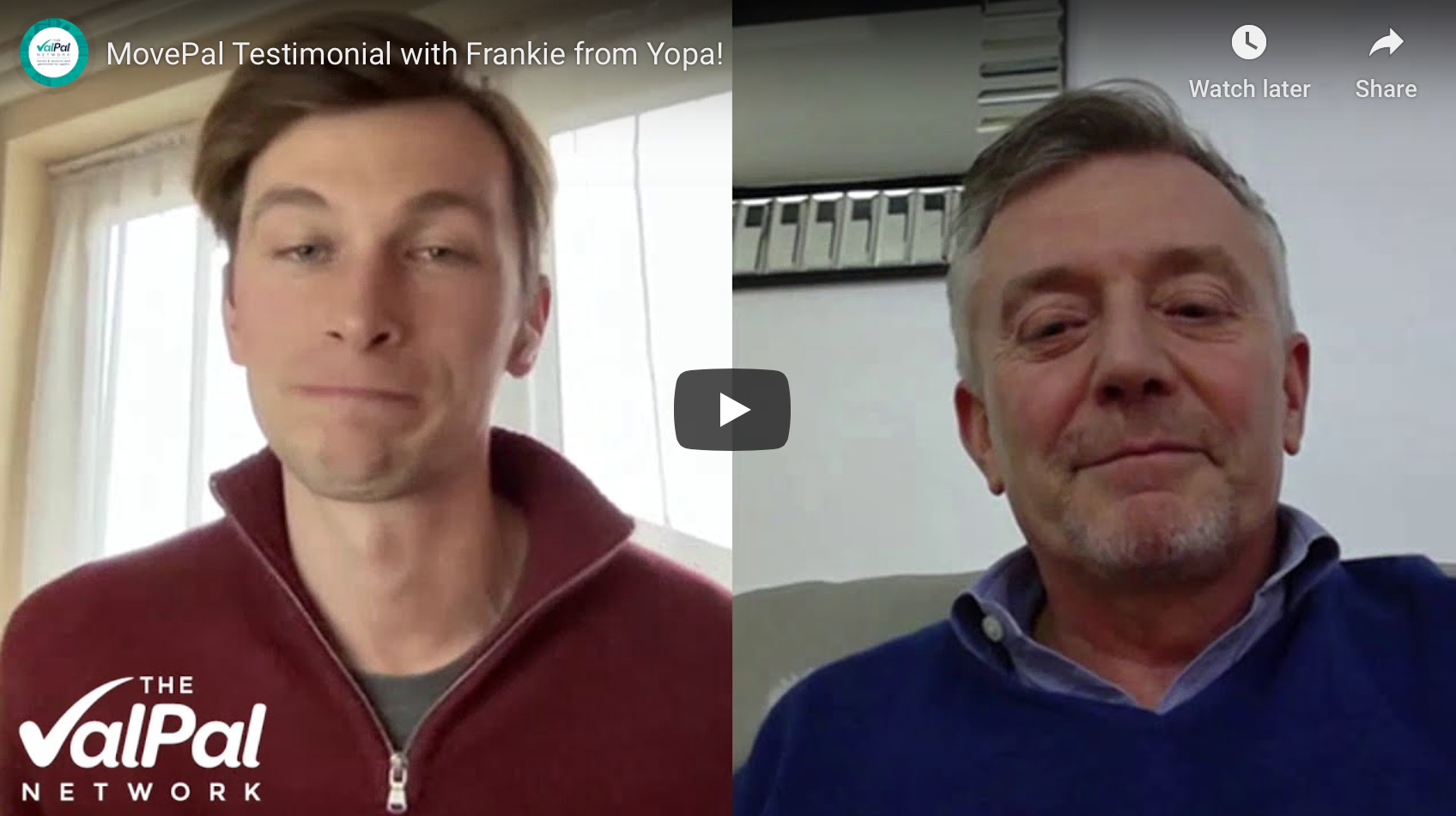 ValPal Testimonial with Frankie from Yopa!