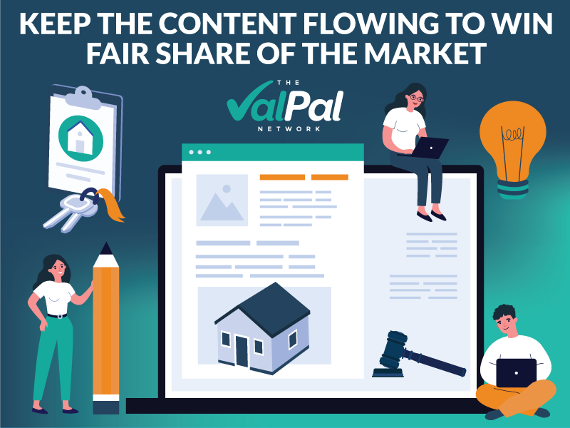 Keep the content flowing to win fair share of the market