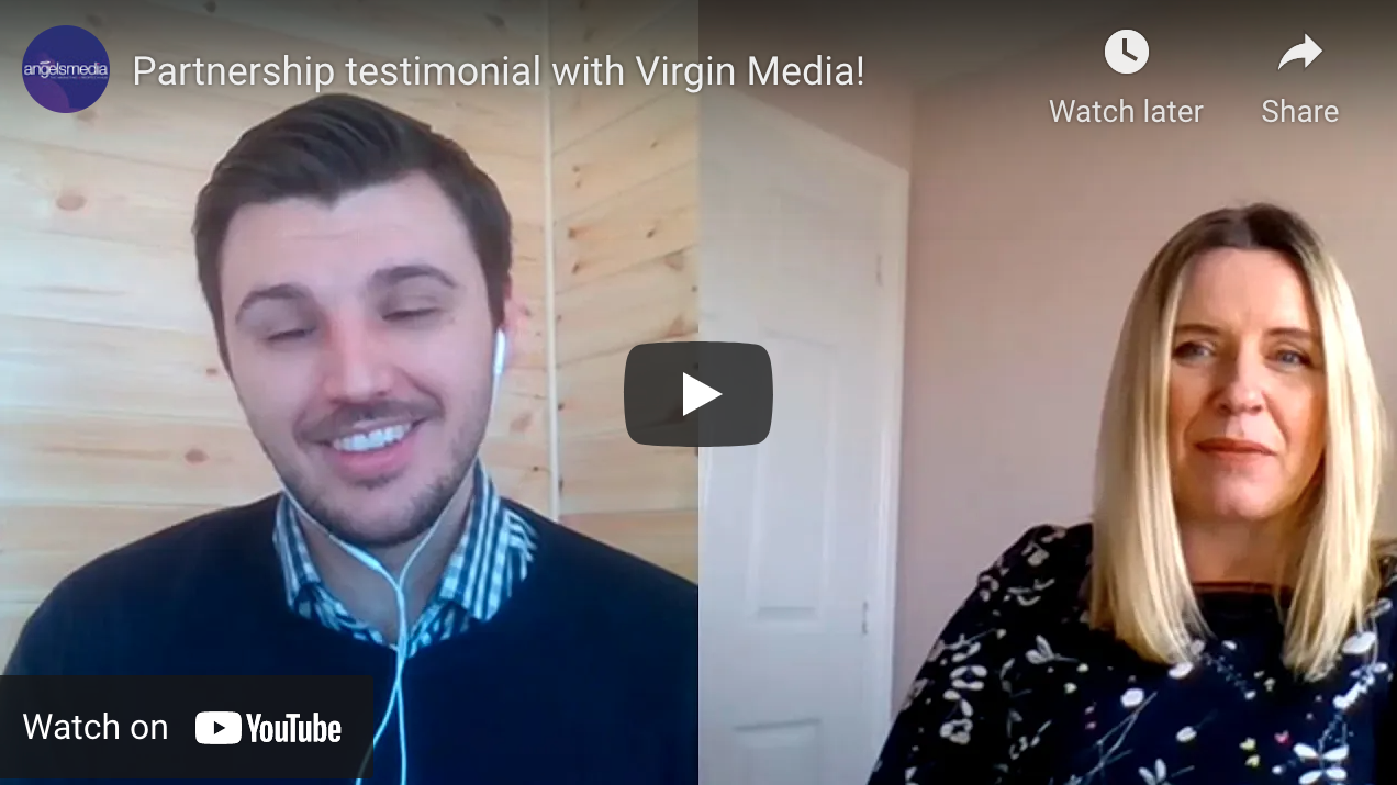 Partnership testimonial with Virgin Media!